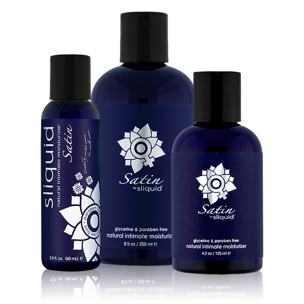 Sliquid Satin Natural Intimate Moisturizer - The Pink Case Sex Shop Sliquid Satin Natural Intimate Moisturizer - The Pink Case Sex Shop