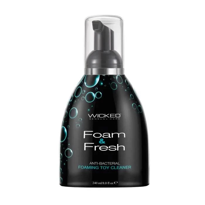 Wicked® Foam ‘n Fresh Toy Cleaner – 8 oz - Toy Cleaner - by WICKED SENSUAL - The Pink Case Sex Shop