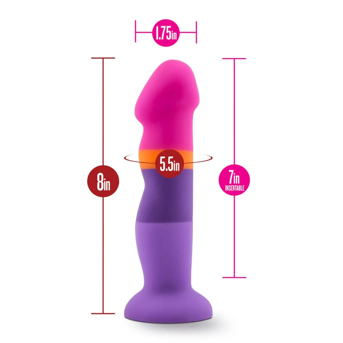 Avant By Blush® | Summer Fling D3 Dildo - Dildos - by BLUSH - The Pink Case Sex Shop