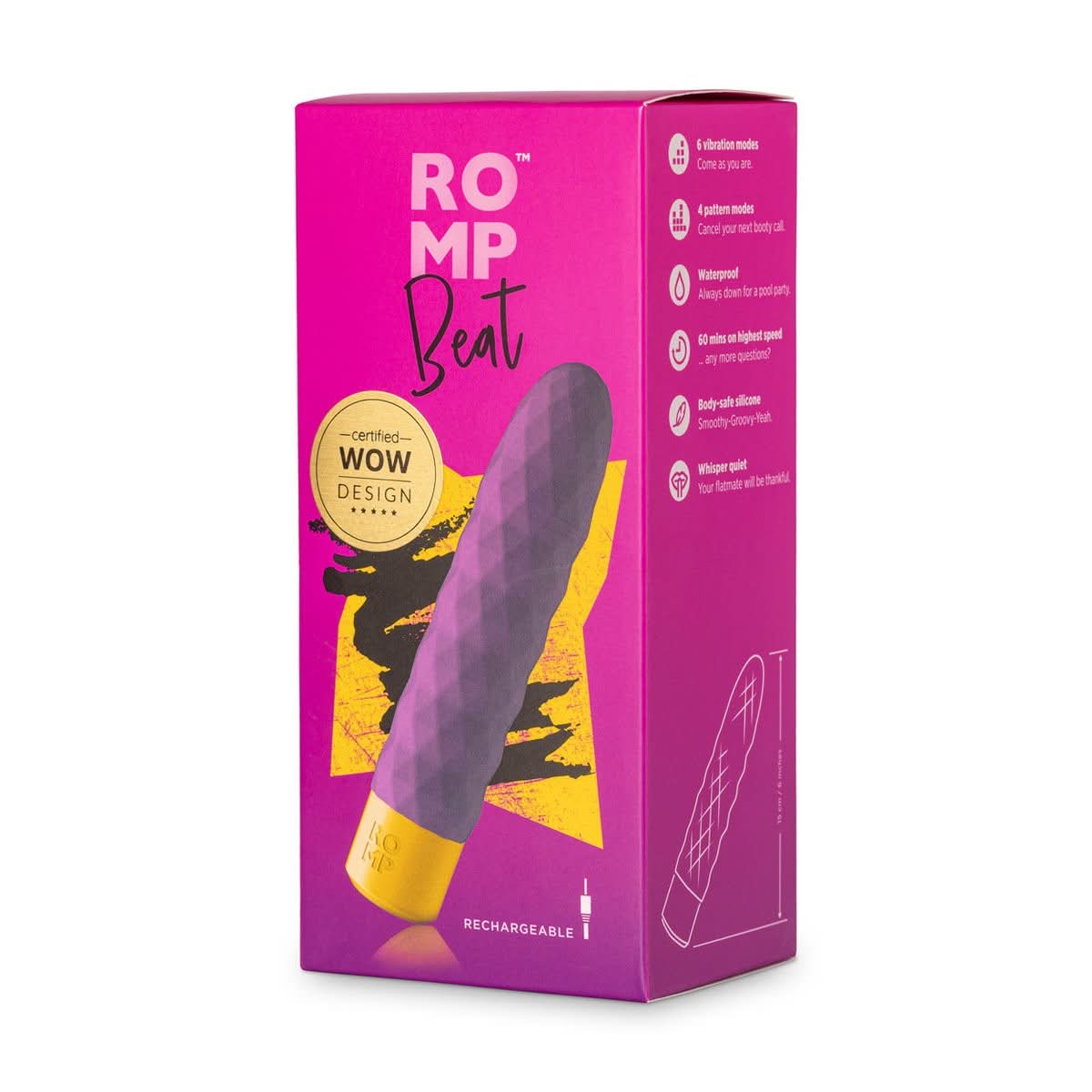 Bullet Vibrator ROMP® Beat - Bullet Vibrators - by ROMP - The Pink Case Sex Shop