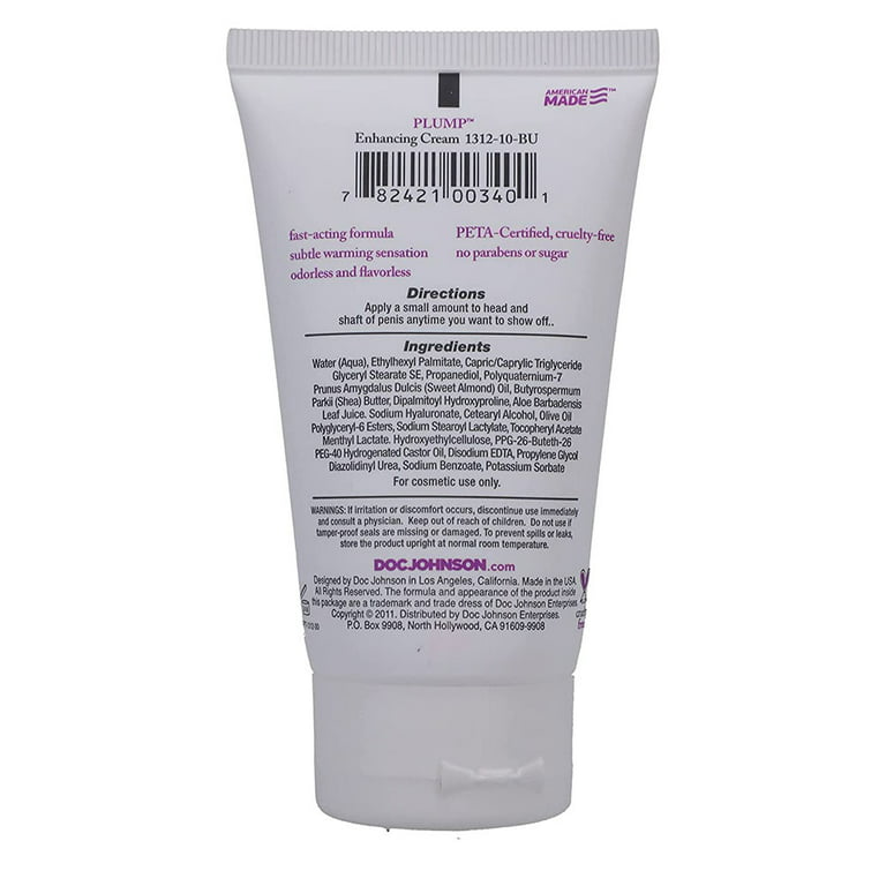 Doc Johnson Plump Enhancing Cream - Enhancers - by Doc Johnson - The Pink Case Sex Shop