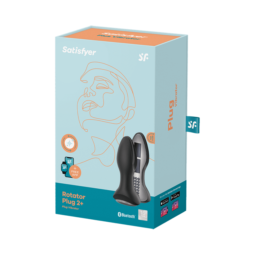 Rotating Anal Vibrator Satisfyer Rotator Plug 2+ - Anal Vibrators - by Satisfyer - The Pink Case Sex Shop
