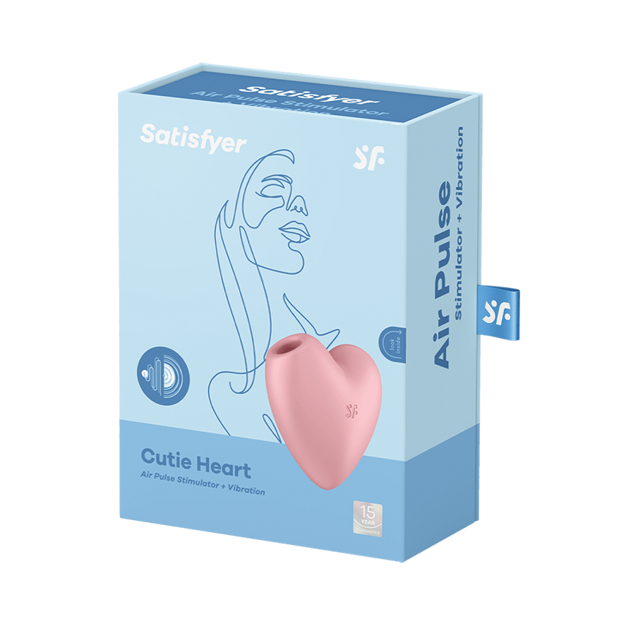 Satisfyer Cutie Heart - Suction Vibrators - by Satisfyer - The Pink Case Sex Shop