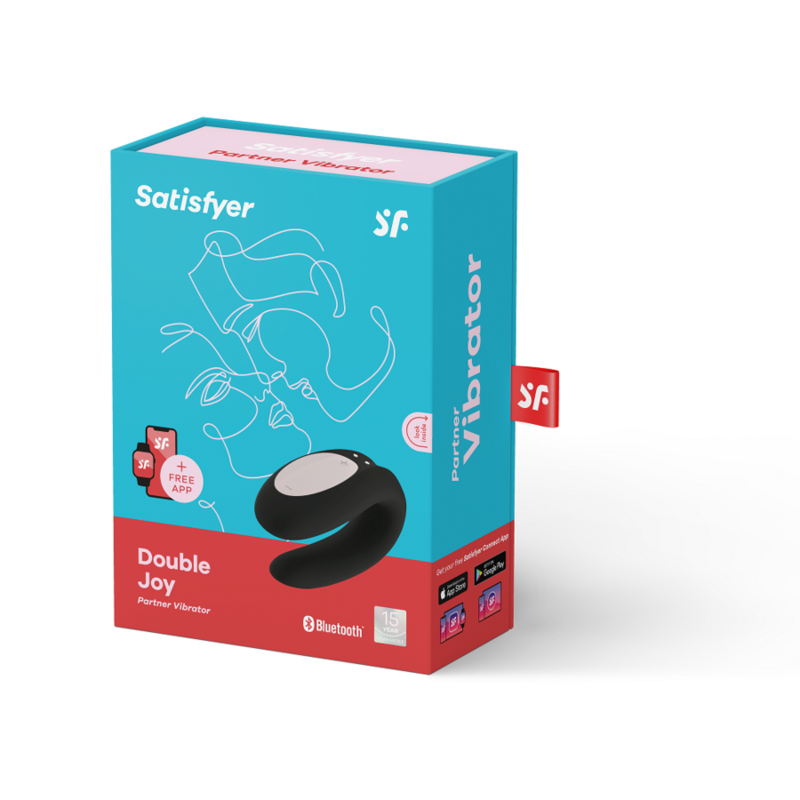 Satisfyer Double Joy with App - Vibrators Type U - by Satisfyer - The Pink Case Sex Shop