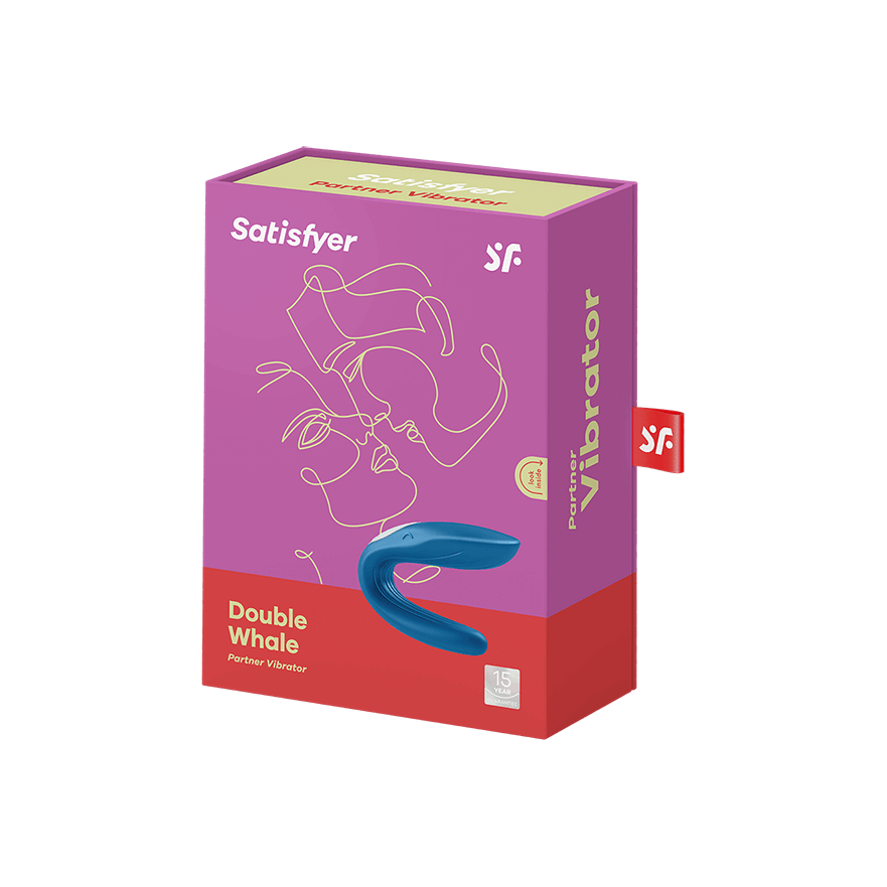 Satisfyer Double Whale Vibrator - Vibrators Type U - by Satisfyer - The Pink Case Sex Shop