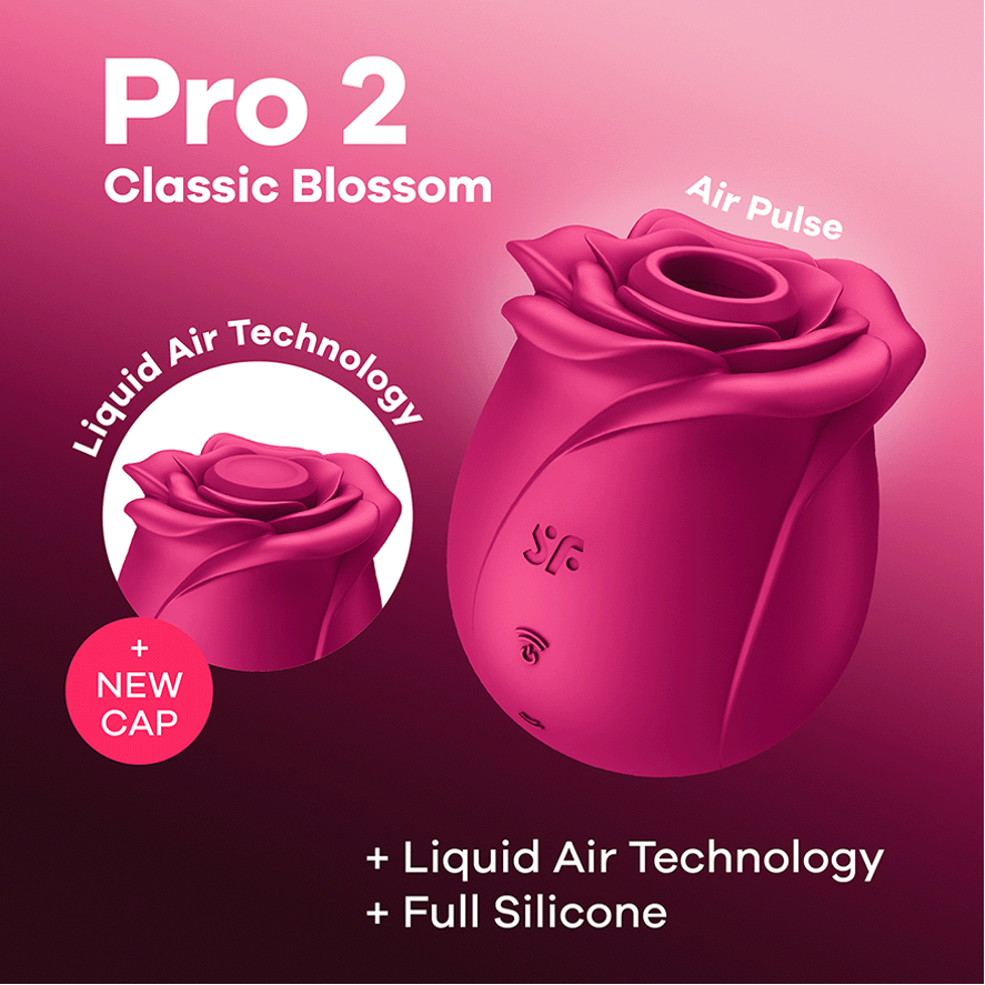Satisfyer Pro 2 Classic Blossom - Suction Vibrators - by Satisfyer - The Pink Case Sex Shop