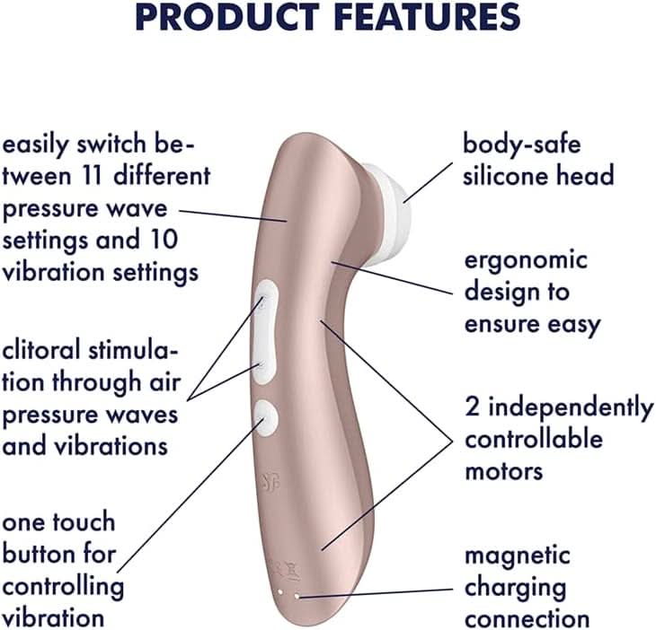 Satisfyer Pro 2+ Vibrator - Suction Vibrators - by Satisfyer - The Pink Case Sex Shop