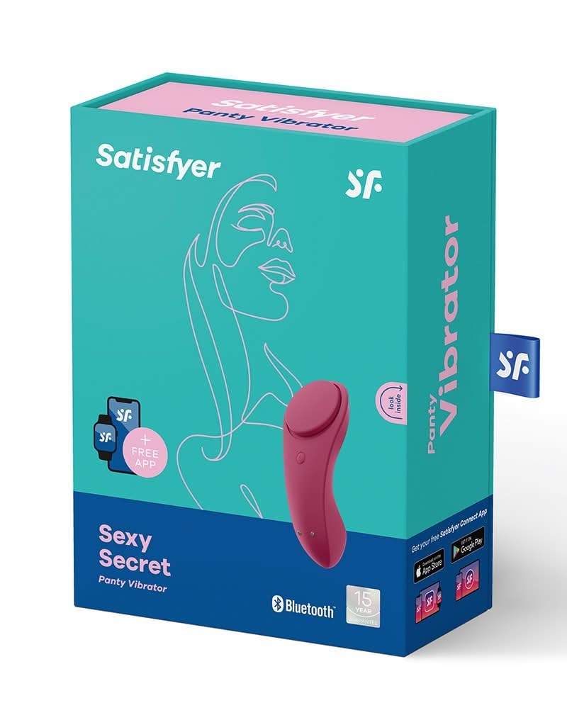 Satisfyer Sexy Secret with App - Panty Vibrator - by Satisfyer - The Pink Case Sex Shop