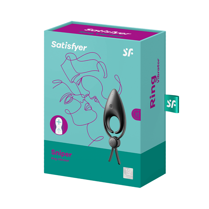Satisfyer Sniper Ring - Cock Rings - by Satisfyer - The Pink Case Sex Shop