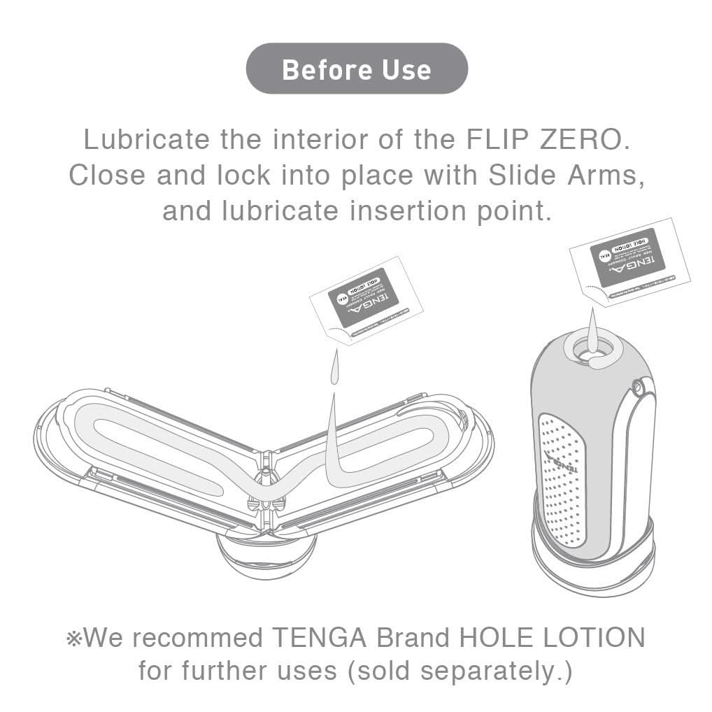 Stroker Flip 0 (Zero) Stroker White - Masturbators - by TENGA - The Pink Case Sex Shop