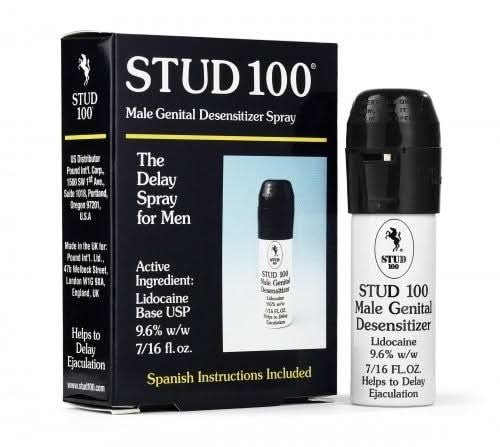 Stud 100 Desensitizing Spray - Desensitizer - by Pound International - The Pink Case Sex Shop
