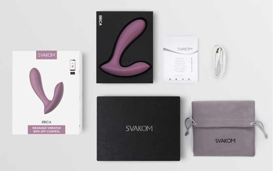 Wearable Vibrator ERICA with App - Vibrators - by SVAKOM - The Pink Case Sex Shop