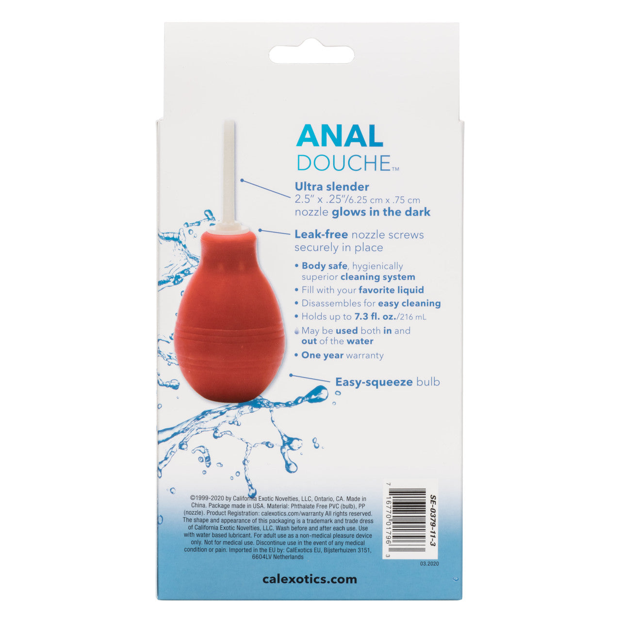 CalExotics® Anal Douche - Anal Douche - by CalExotics - The Pink Case Sex Shop