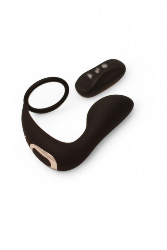 Titan™ Dual-Stimulation Vibrating Ring with Remote - Prostate Stimulation - by PINK VIBES - The Pink Case Sex Shop