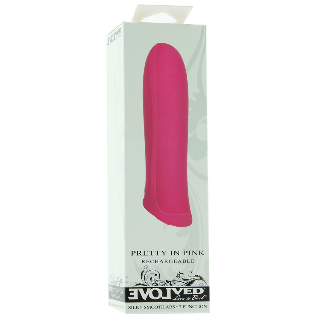 Pretty in Pink Rechargeable Bullet Vibe - Bullet Vibrators - by Evolved - The Pink Case Sex Shop