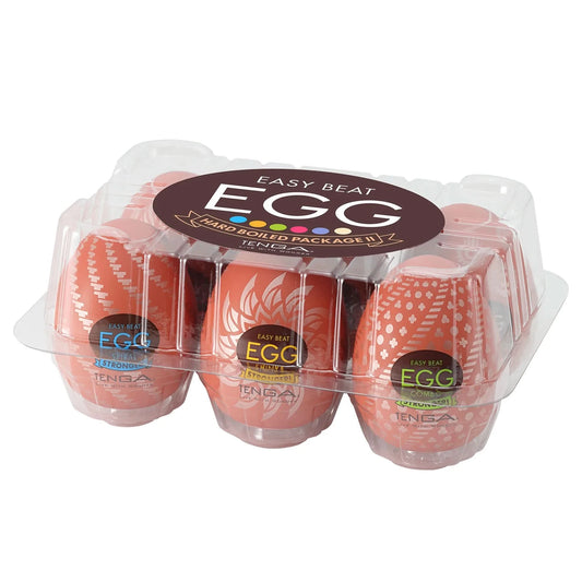 EGG Variety Pack - Hard Boiled II - Masturbators - by TENGA - The Pink Case Sex Shop