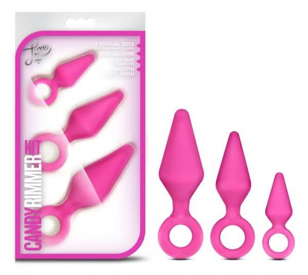 Luxe By Blush | Night Rimmer Kit Black Anal Plug With Handle - The Pink Case Sex Shop Luxe By Blush | Night Rimmer Kit Black Anal Plug With Handle - The Pink Case Sex Shop
