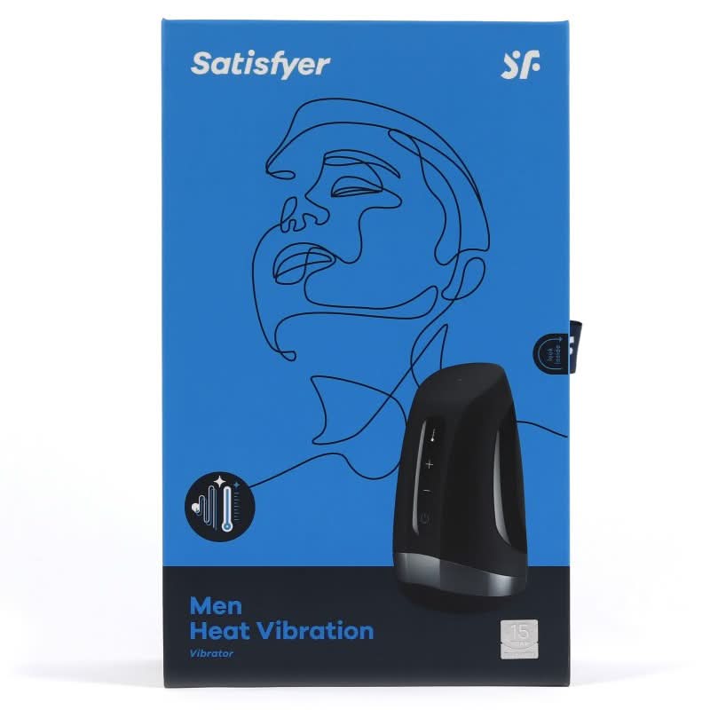 Masturbator Satisfyer Men Heat Vibration - Masturbators - by Satisfyer - The Pink Case Sex Shop