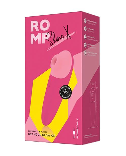 ROMP Shine X Clitoral Vibrator - Suction Vibrators - by ROMP - The Pink Case Sex Shop