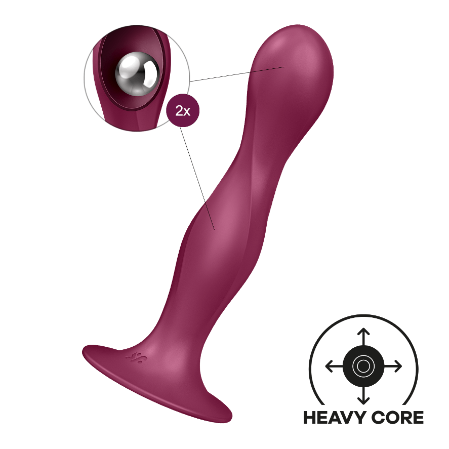 Satisfyer Double Ball-R Dildo - Dildos - by Satisfyer - The Pink Case Sex Shop