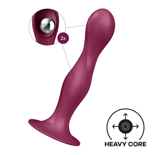 Satisfyer Double Ball-R Dildo - Dildos - by Satisfyer - The Pink Case Sex Shop