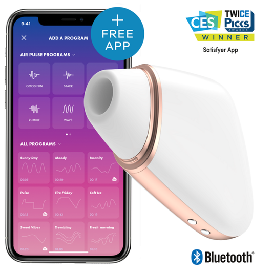 Satisfyer Love Triangle with App - Suction Vibrators - by Satisfyer - The Pink Case Sex Shop