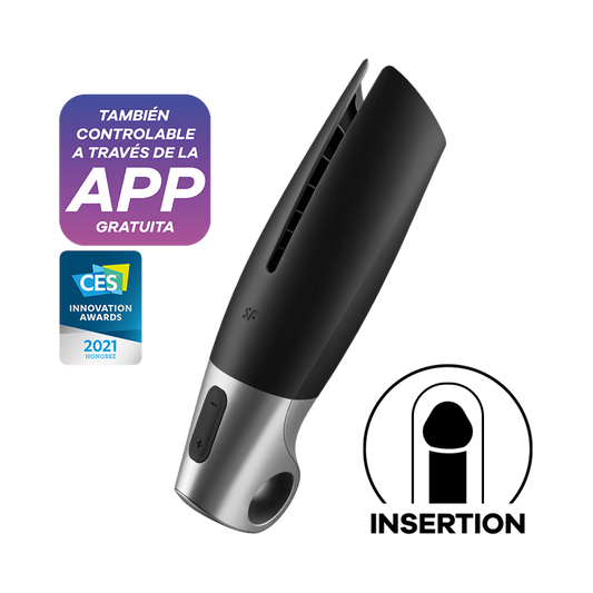 Satisfyer Power Masturbator with App - Masturbators - by Satisfyer - The Pink Case Sex Shop