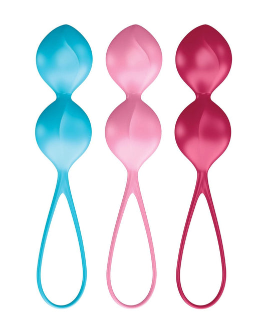 Satisfyer V Balls Training Set - Ben Wa or Kegel Balls - by Satisfyer - The Pink Case Sex Shop