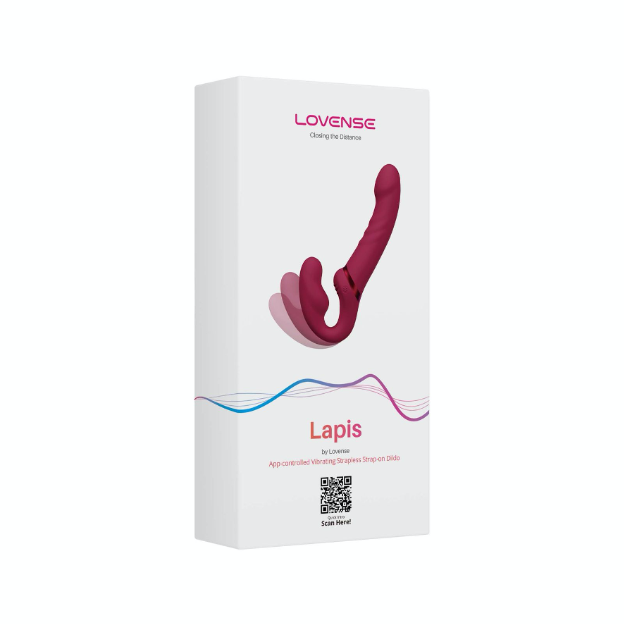 Vibrating Strapless Strap-On Lovense Lapis - Harnesses - by Lovense - The Pink Case Sex Shop