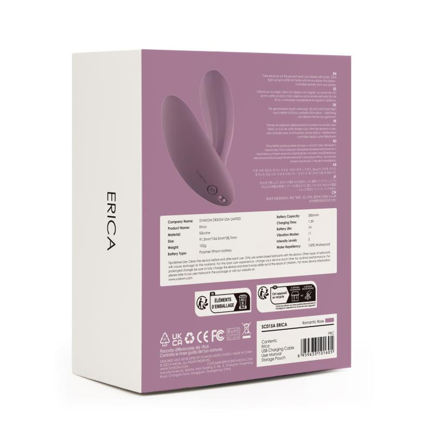 Wearable Vibrator ERICA with App - Vibrators - by SVAKOM - The Pink Case Sex Shop